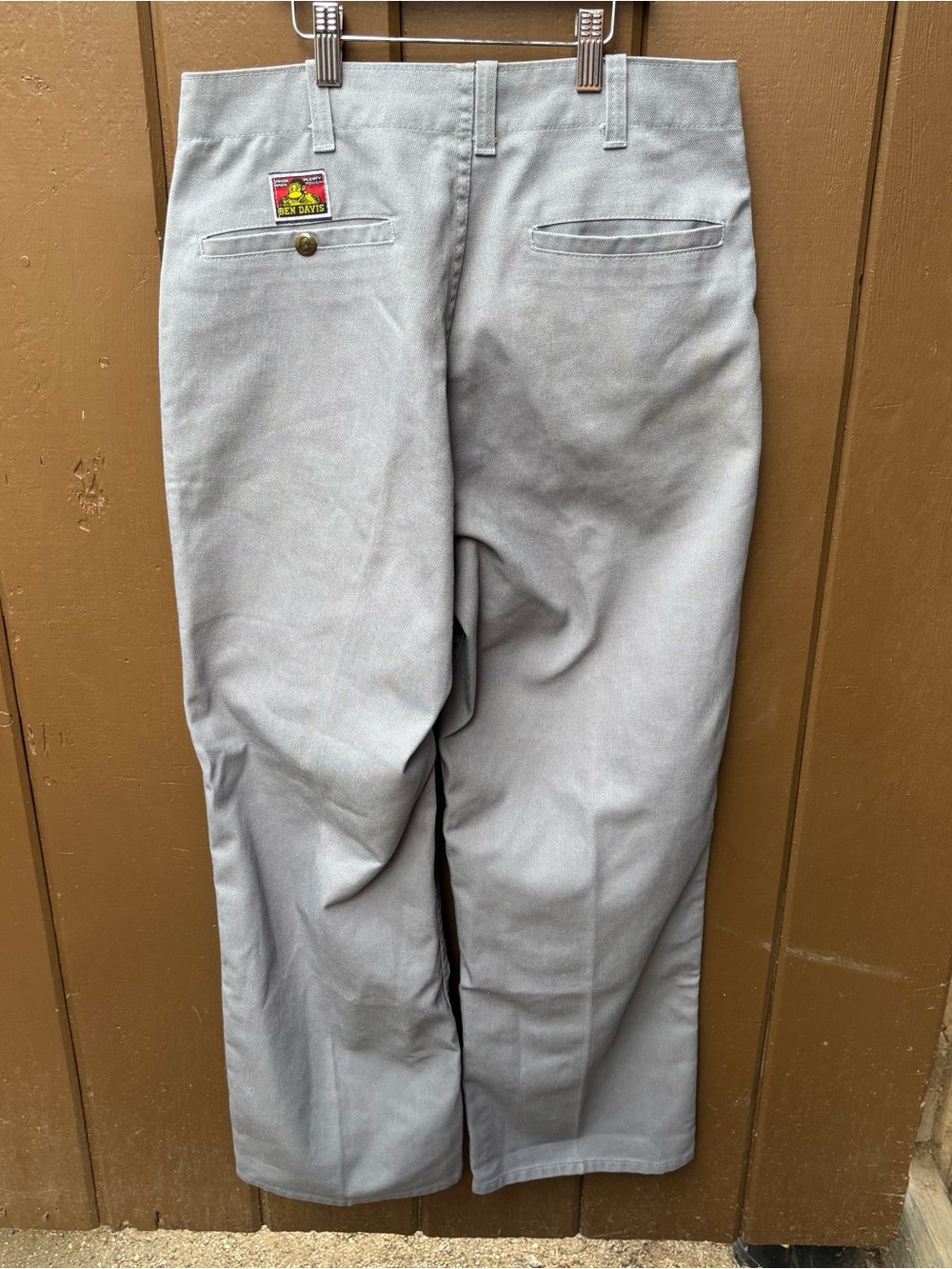 Vintage Ben Davis Pants Size 29x29 Gray Union Made